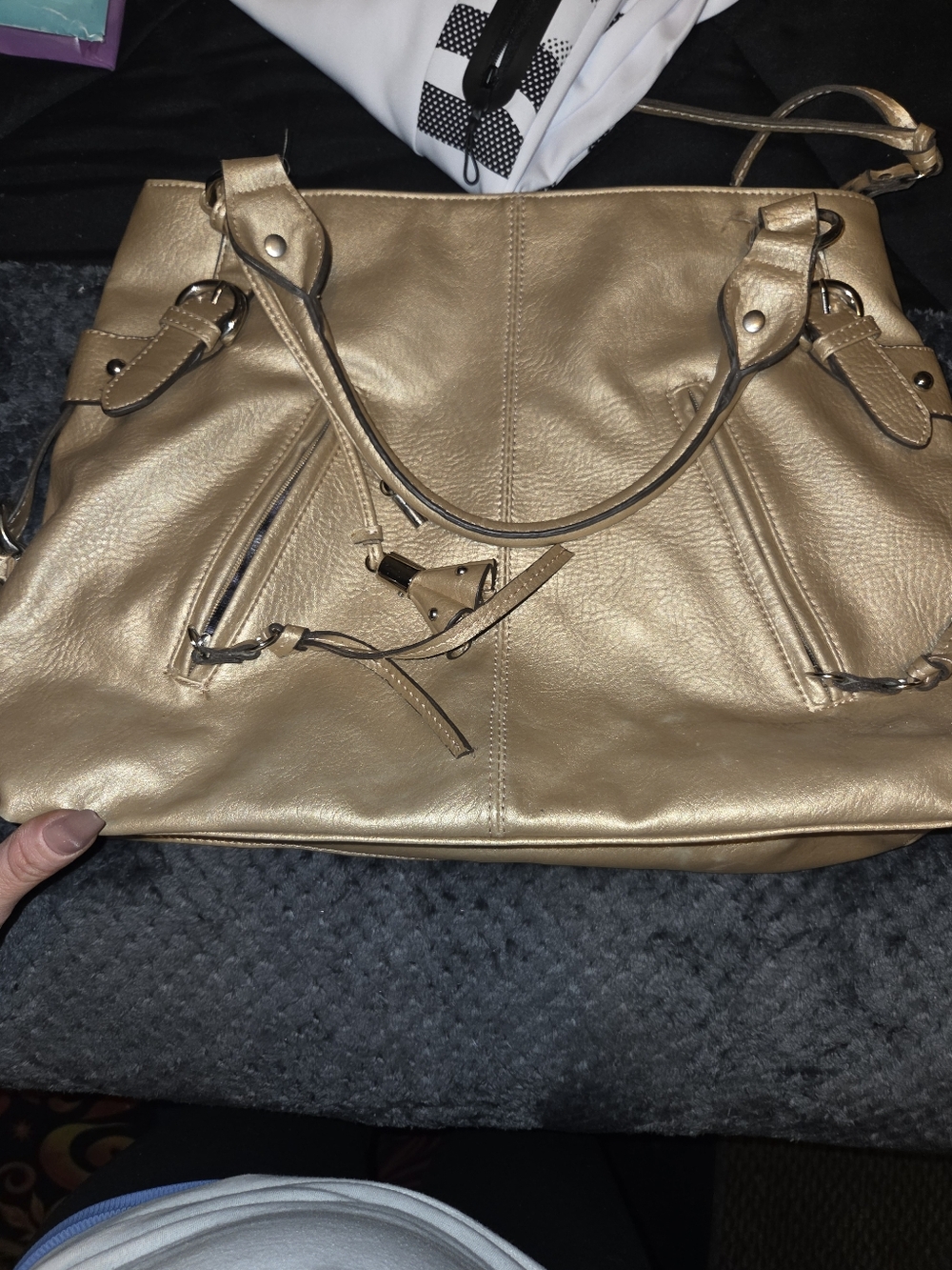 Gold Women’s Tote Handbag